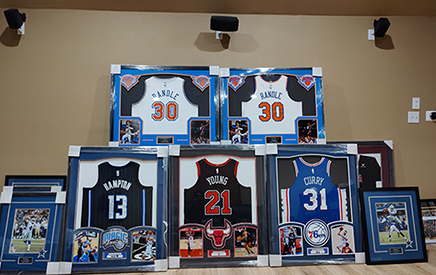 Custom Framed Jerseys